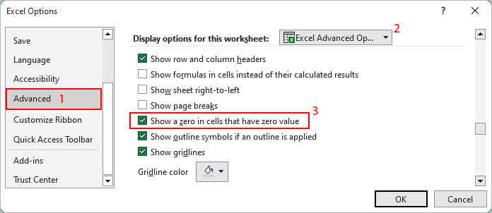 Hide-Zeros-option-in-Excel