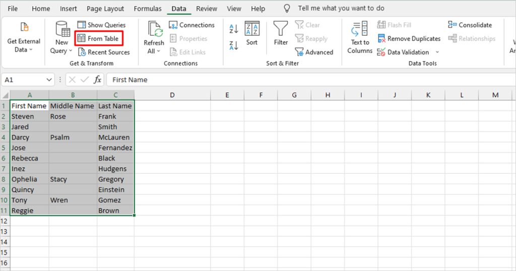 How to Combine Text in Excel