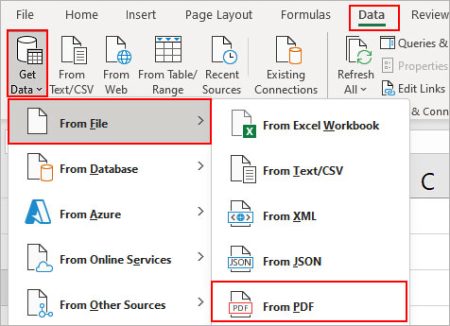 How to Insert PDF Document in Excel