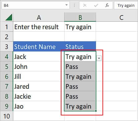Select-cells-with-dropdown-list