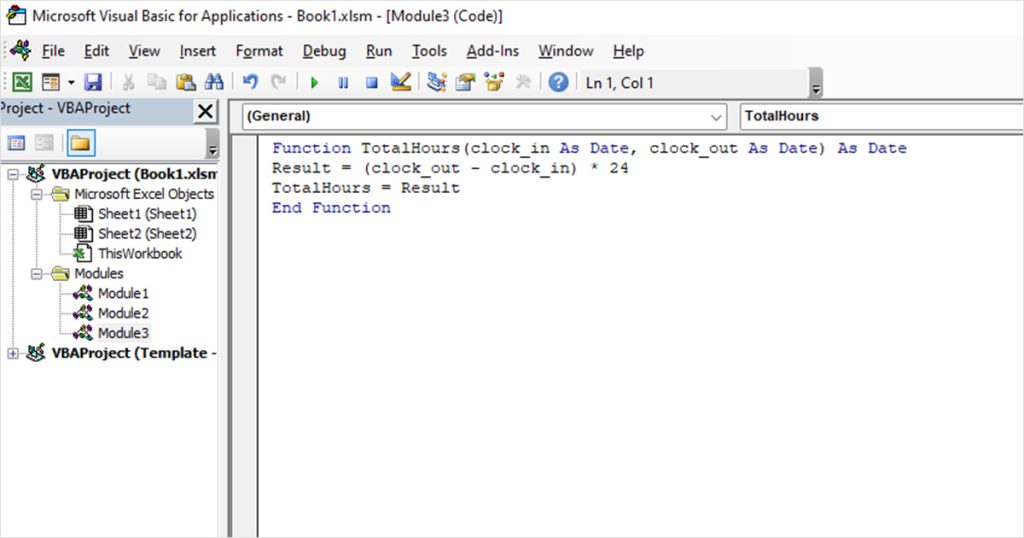 VBA code to calculate day shift in Excel