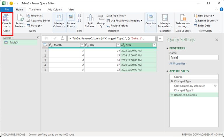 how-to-separate-dates-in-excel