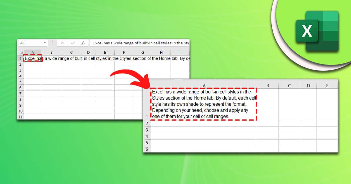 How To Make Paragraphs In Excel