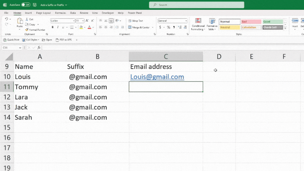 how-to-add-a-suffix-or-prefix-to-cells-in-excel