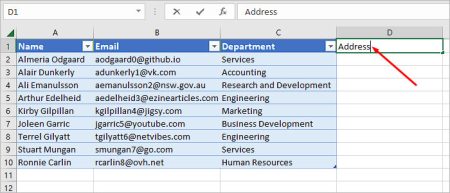 How to Add a Column in Excel
