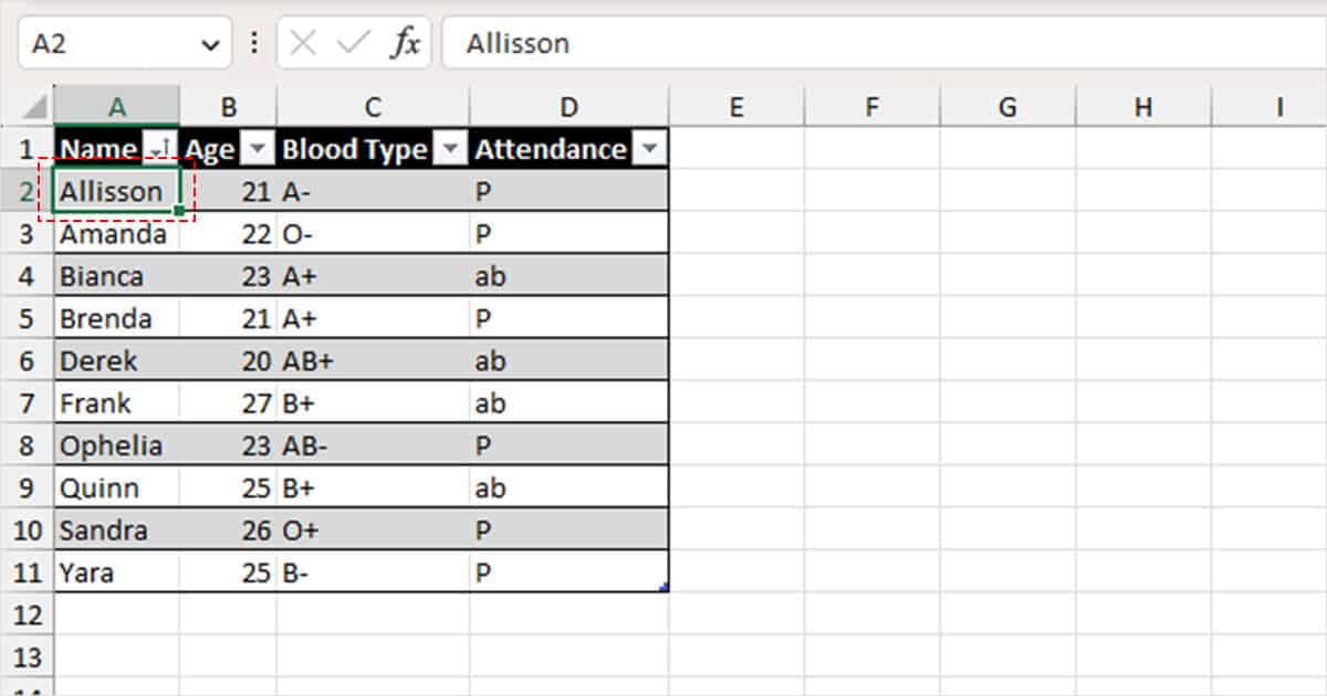 Cell Reference Excel