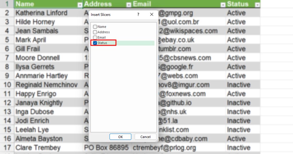 How to Use Slicers in Excel