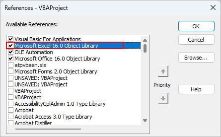 Enable-Microsoft-Excel-Object-Library