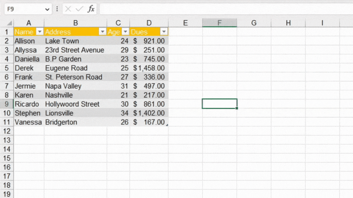 Expand or Shrink Name Box in Excel