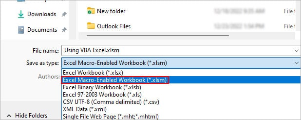 Save-Excel-workbook-with-macro
