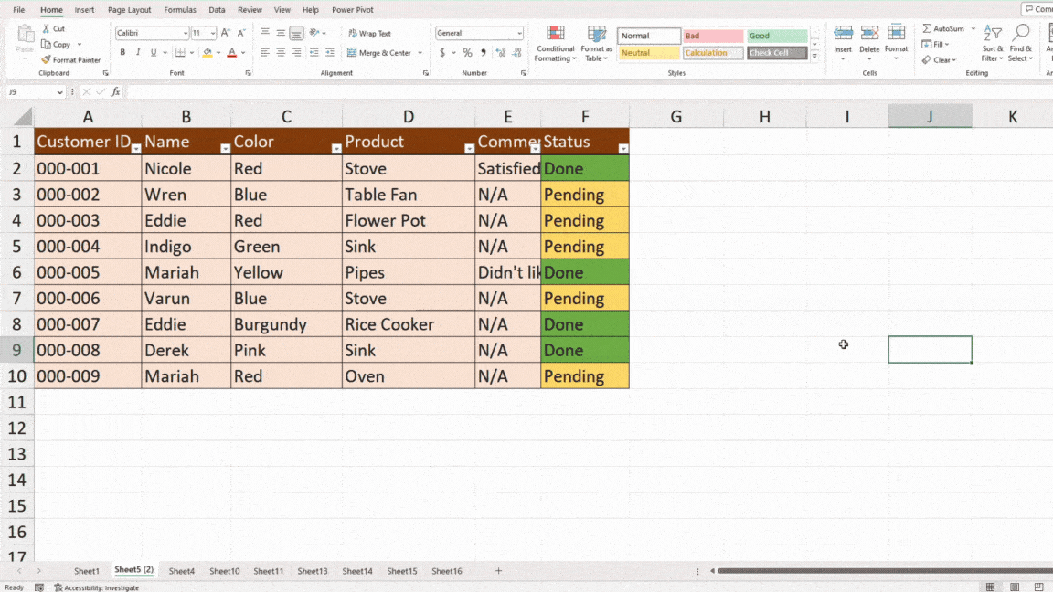 Use Autofit in Excel