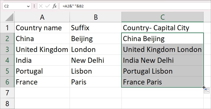 how-to-add-a-suffix-or-prefix-to-cells-in-excel