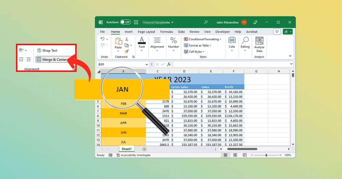 how-to-find-a-merged-cell-in-excel