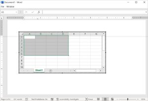 How to Insert Excel Sheet in Word