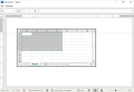 How to Insert Excel Sheet in Word