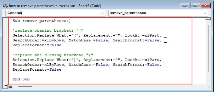 remove-parantrheses-using-VBA-code