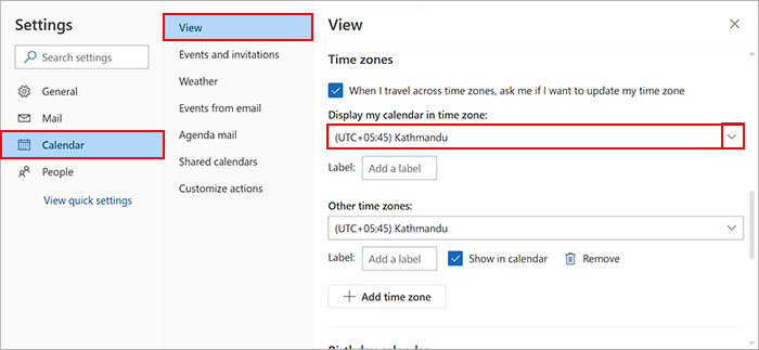 Change-time-zone-Outlook-calendar