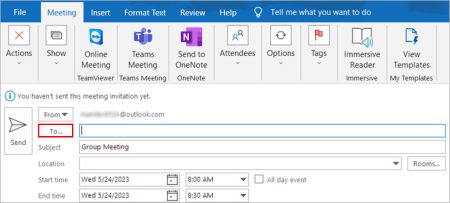 How To Add Optional Attendees In Outlook