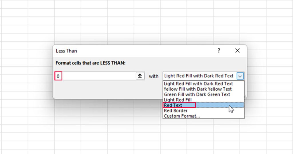 how-to-make-negative-numbers-red-in-excel