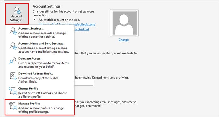 Manage-Outlook-Account-Settings