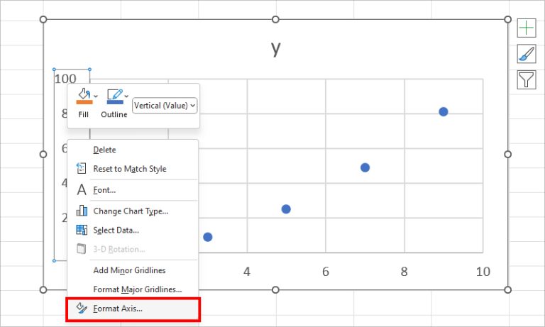 How to Change Axis Range in Excel