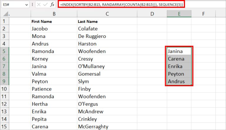 how-to-select-random-values-from-list-in-excel