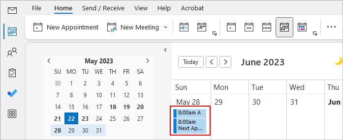 Select-meeting--on-calendar