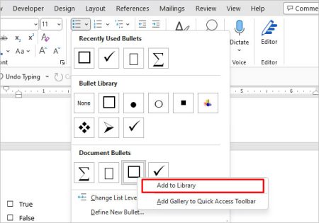 How to Add Check Box in Word?