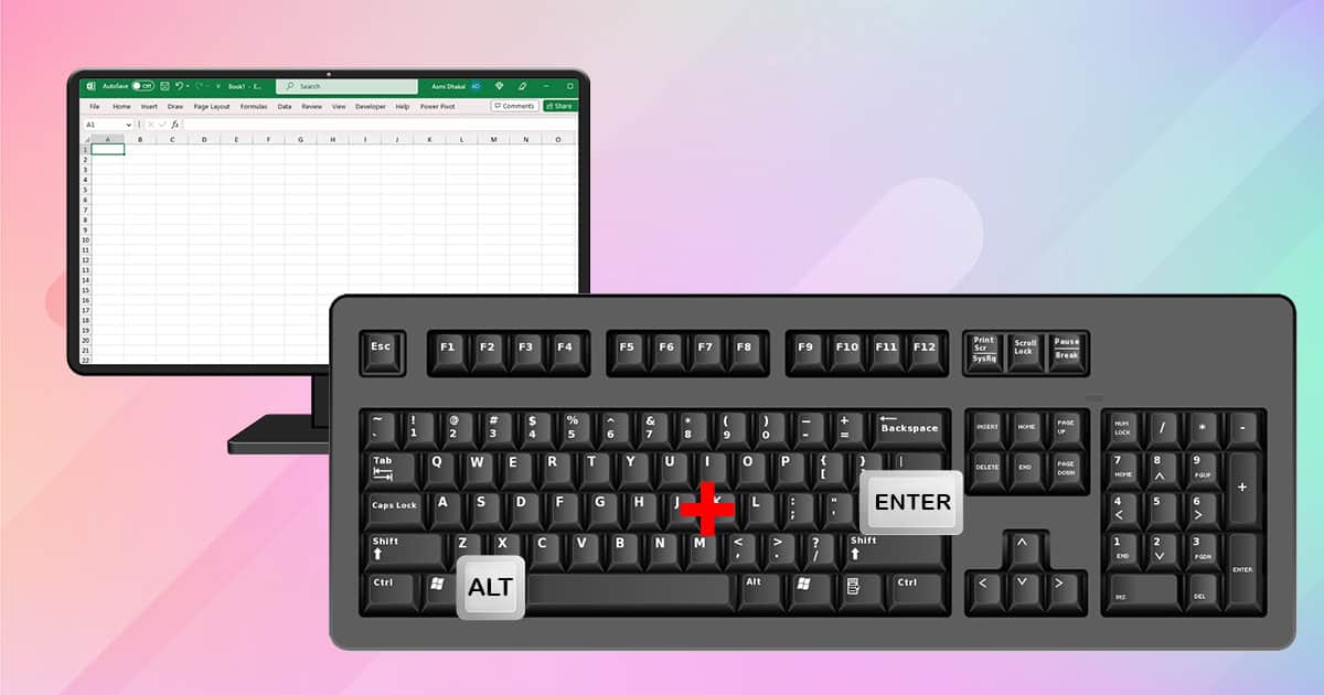 ALT ENTER Not Working In Excel How To Fix It