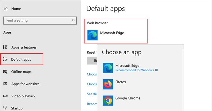 How To Change Default Browser On Outlook