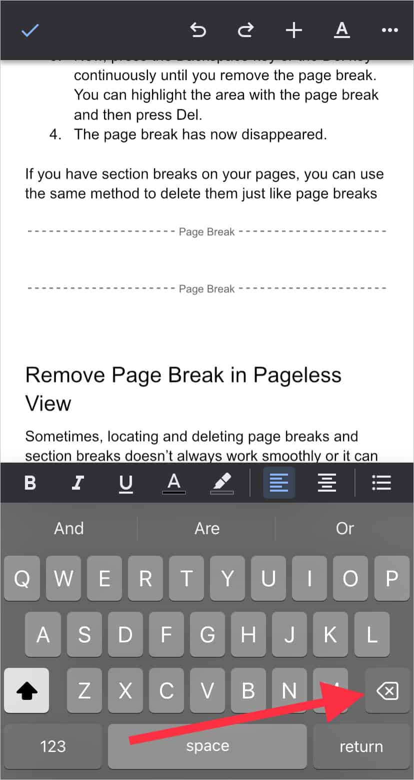 delete-page-break-on-mobile