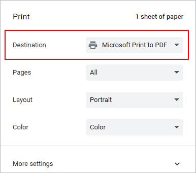 select-Microsoft-Print-to-PDF-option
