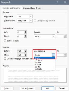 How to Make a Single Space in Word