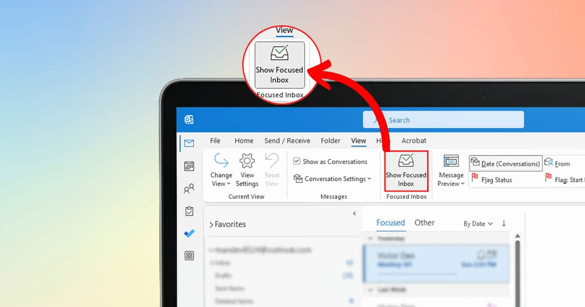 how-to-turn-off-focused-inbox-outlook-365-desktop