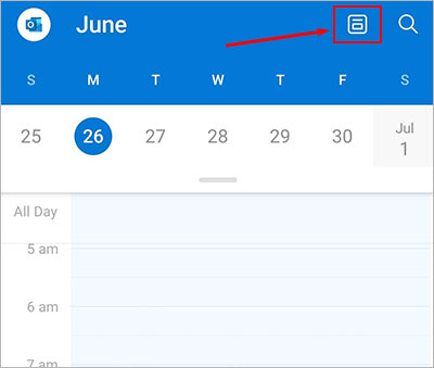 Calendar-view-icon-Outlook-mobile-app
