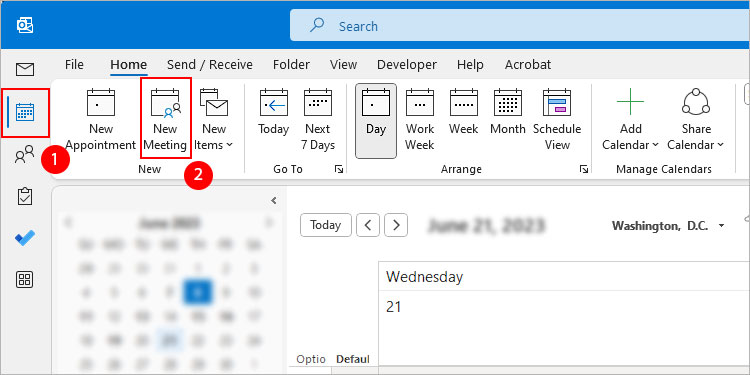 How to attach a file to a meeting invitation in Outlook