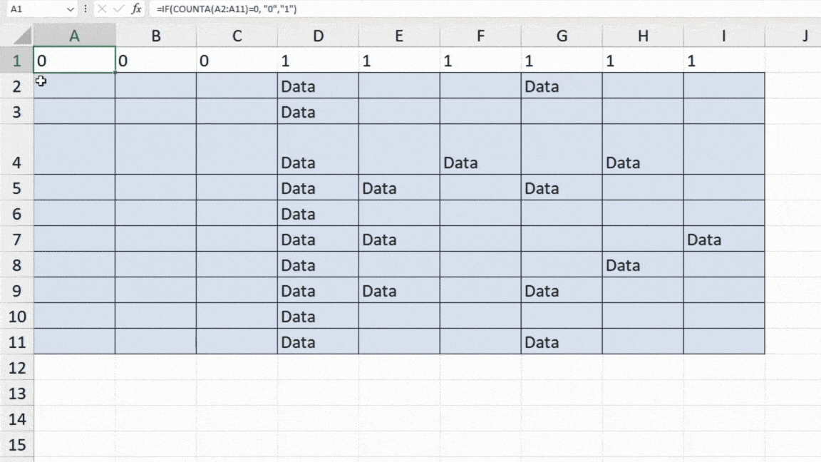 Delete Unused Columns in Excel