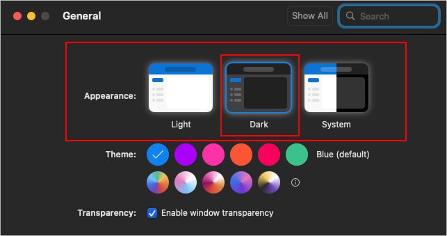Enable-dark-theme-Mac-new-Outlook-version