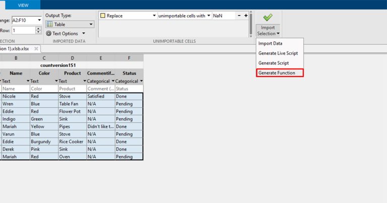 How To Import Excel Data Into Matlab Video Matlab Riset