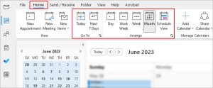 How to View Your Calendar in Outlook