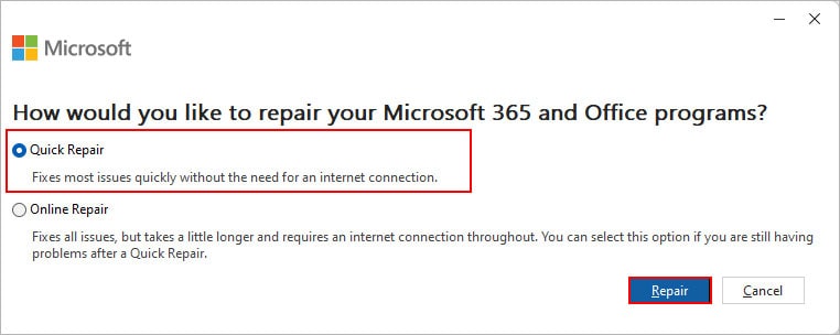 Quick-Repair-Microsoft-Office-programs