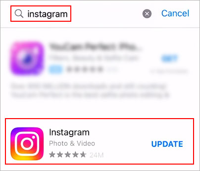 Update-instagram-app-iPhone