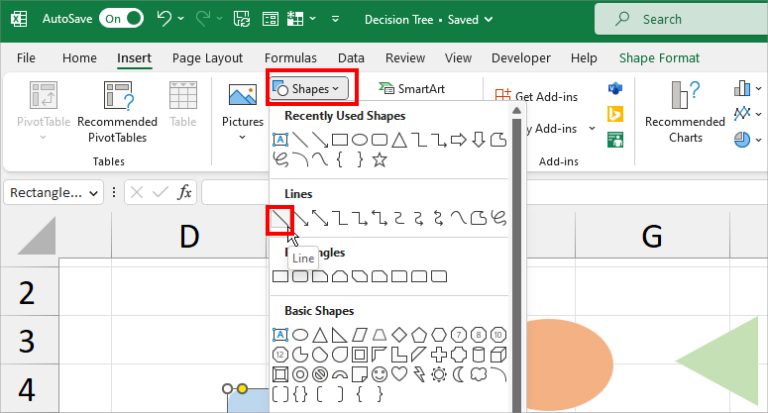 How to Make Decision Tree in Excel