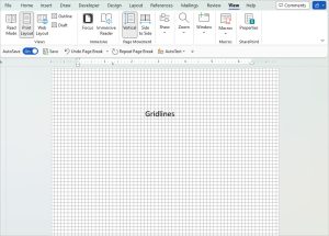 How to Make a Grid on Word?