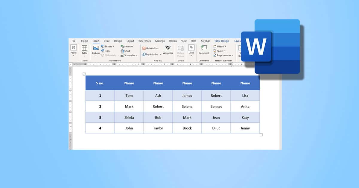 how-to-center-a-table-in-word-software-accountant