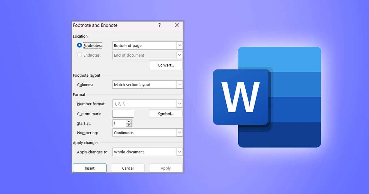 How To Change Footnote Numbering In Word