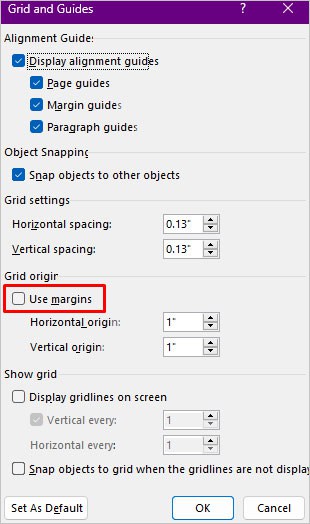 use-margins