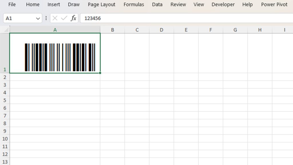 Barcode in Excel