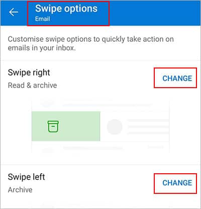 Change-swipe-options-archive-Outlook-emails-mobile-app-Android