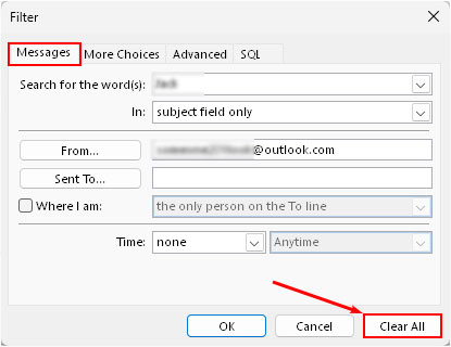 Clear-all-filters-Outlook